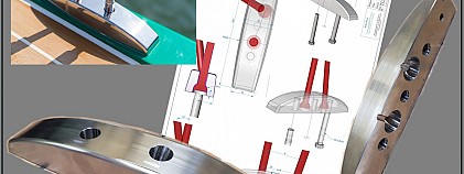 CNC milled chainplate block