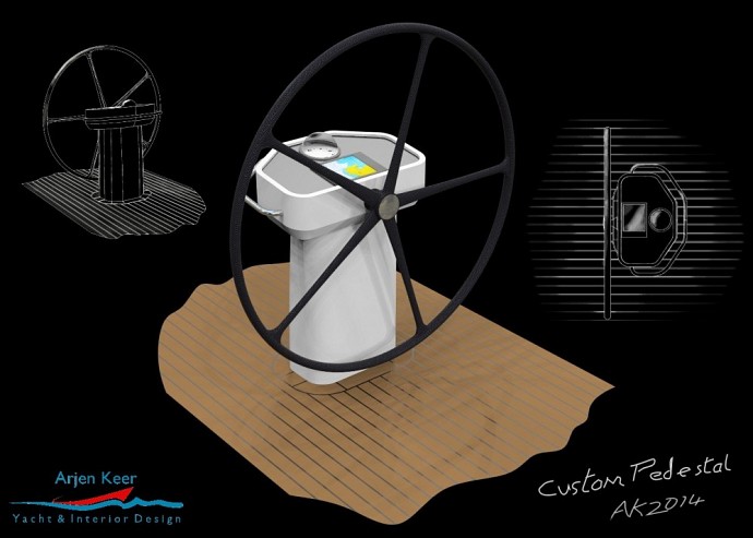 Custom Steering pedestal