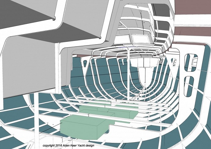 38 Cruiser Keer yacht design