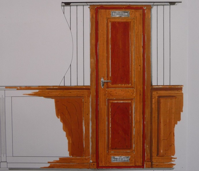 Elevation Interior doors